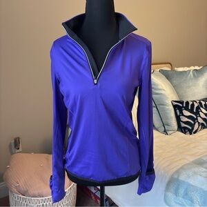 RLX Ralph Lauren Women's Vibrant Purple Long Sleeve Top